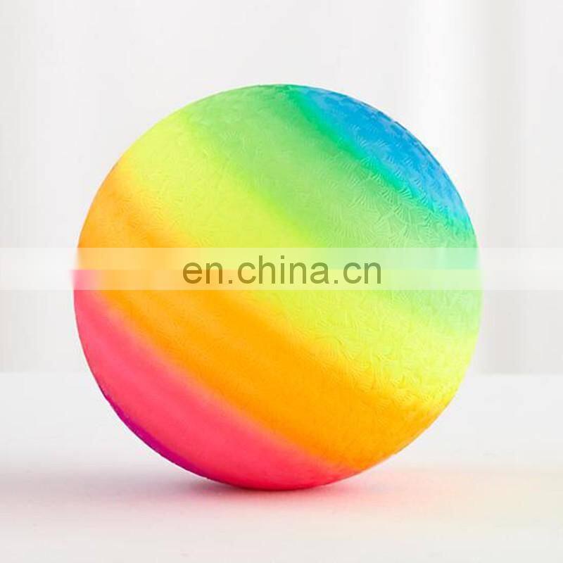 Wholesale Promotional Rainbow PVC Toy Ball