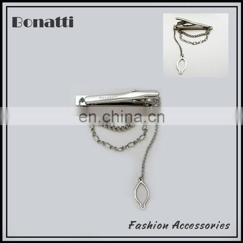 classic blank golden tie clip