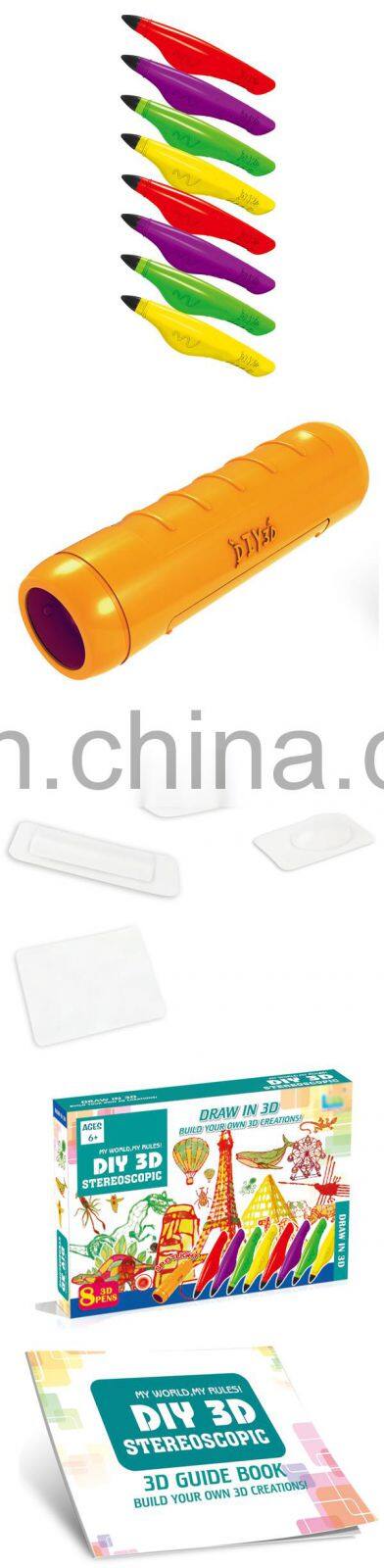Fine workmanship children diy 3d printer pen shantou toys for sale