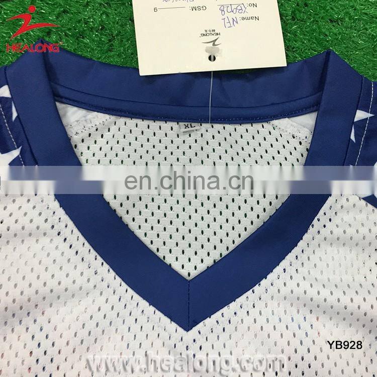 Full Sublimation Cut And Sew Mesh Rugby National Football Jersey Wear Tee Shirts