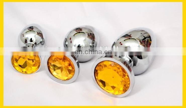 2015 Hot New Design anal butt plug/electric shock anal plug/anal lock butt plug ass lock