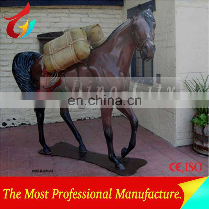 Attractive Lifelike Fiberglass Well Painted Horse