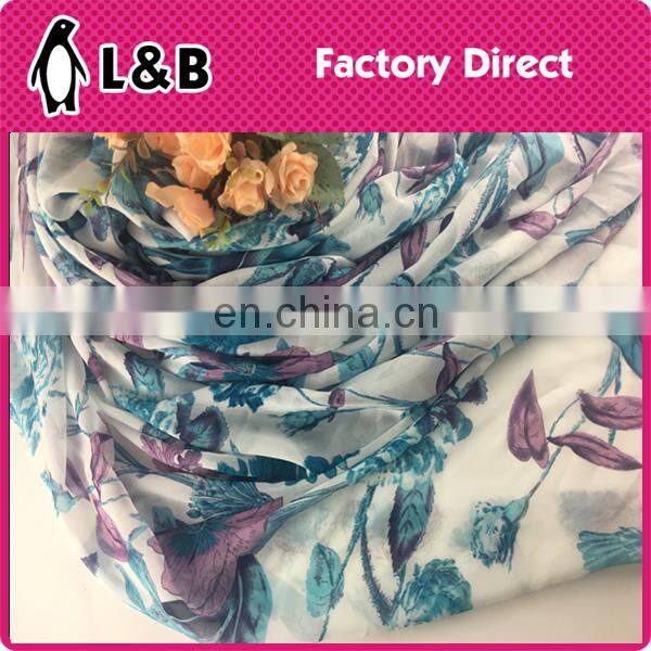 Wholesale popular beautiful digital print polyester fabric/cloth material fabric