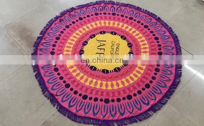 fashion custom wholesale turkish beach towel with tassels