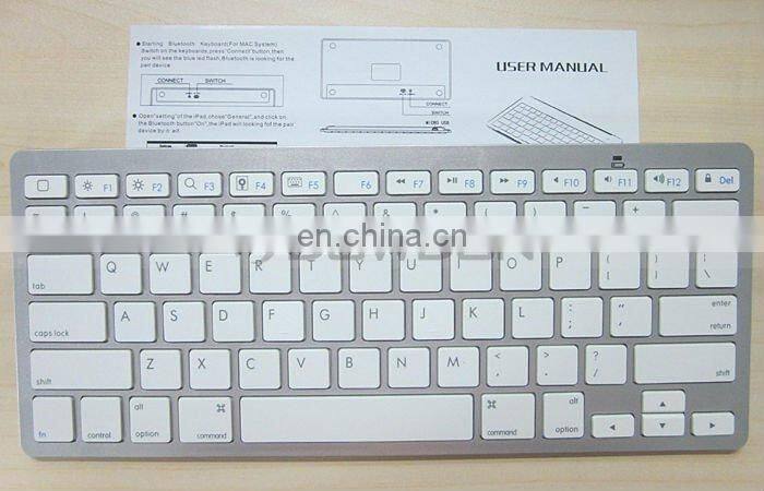 Wholesale Mini Bluetooth Wireless Keyboard for iPad 2 3 iPhone 4G 4S Mac Tablet PC
