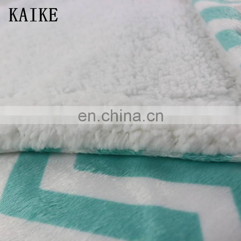 Custom warm super soft print muslin baby cot bedding set polar fleece flannel kids swaddle blanket 100% polyester