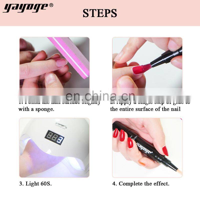 Yayoge small capacity Quick Building gel polish pen