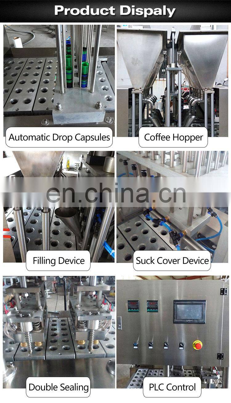Shanghai Manufacturer Coffee capsule Filling Sealing Machine NC-4