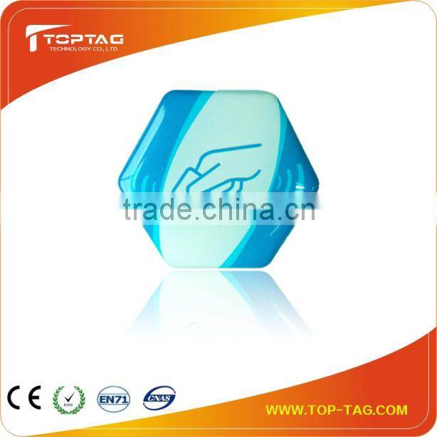 Eco-friendly popular ic rfid epoxy key tag/NFC tag
