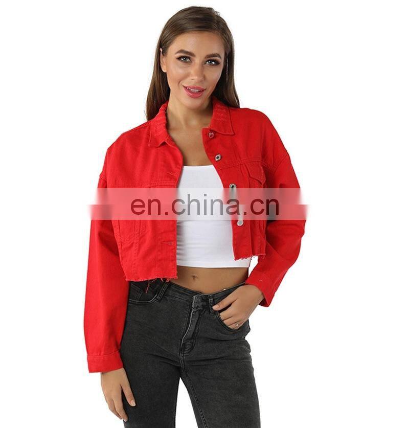 Factory Wholesale Denim Denim Truck Jacket Denim jacket women's loose jacket
