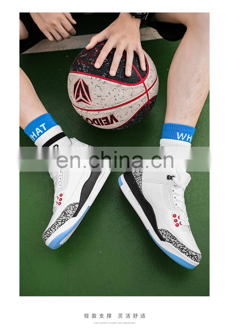 Factory Outlet 2021 Christmas Fall Winter Leisure Wild Fashion Gym Training Customized Men's Sports Basketball Shoes