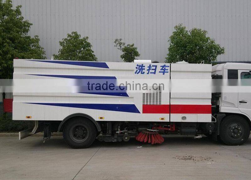 New Dustbin Street Sweeper Truck 10000Liters Cleaning Vehicle,Road Sweeper Machine With Snowing Cleaning Equipment