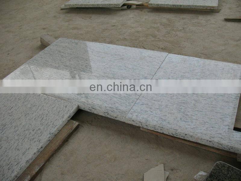 White granite floor tiles
