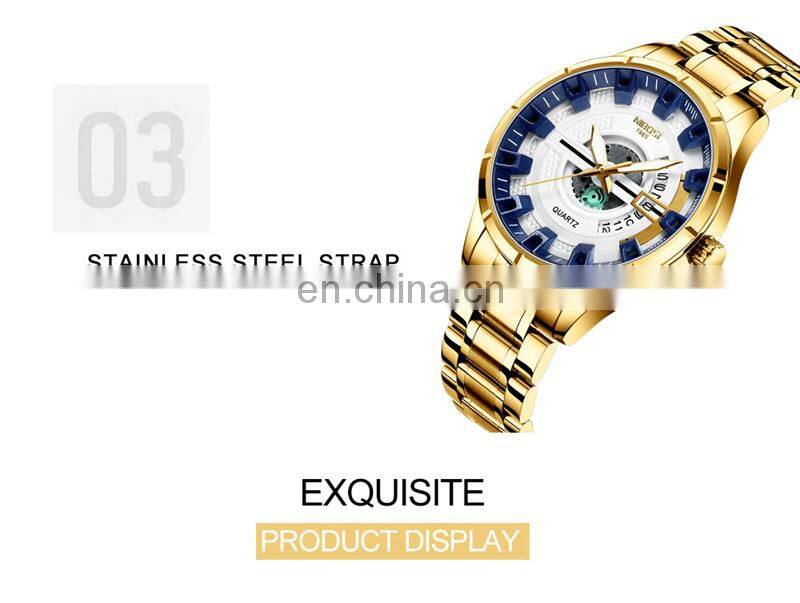 NIBOSI Wheel Rim Hub Watch Custom Design Sport Car Waterproof Creative Relogio Masculino Watches