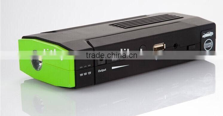 Factory directly offer 12v mini car jump starter with 16000mah high power portable power jump starter 12v/24v