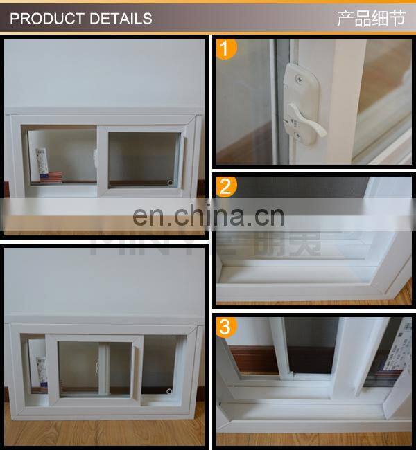 cheap sale upvc frame vertical up down windows for bathroom windows