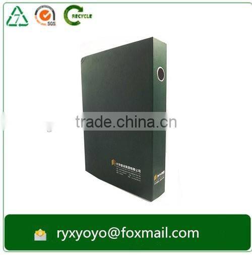 new design printed paper document filing box for office stationary