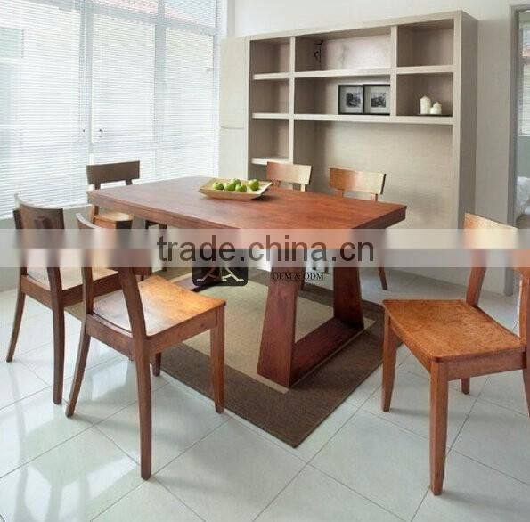 DT-083 Solid Walnut Wood Dining Room Furniture Set