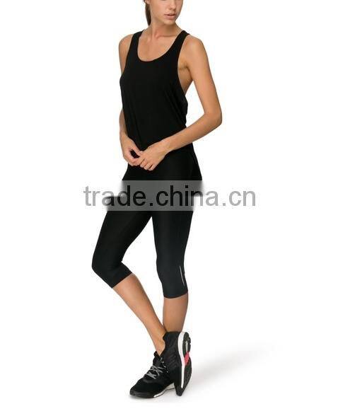 2015 china manufacturer customized the latest design elastic back tank top