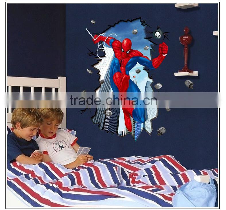 3D spider man wall sticker