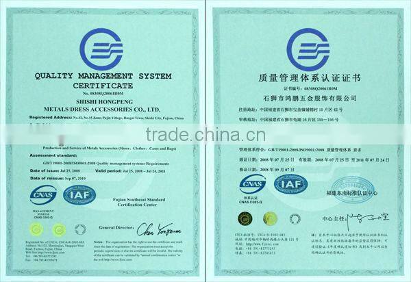 Gold metal pin Buckle