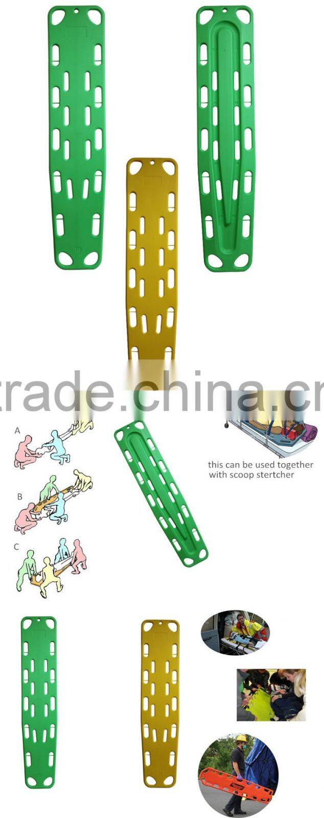 Appropriate price Spine Board with head blocks fixed alignment