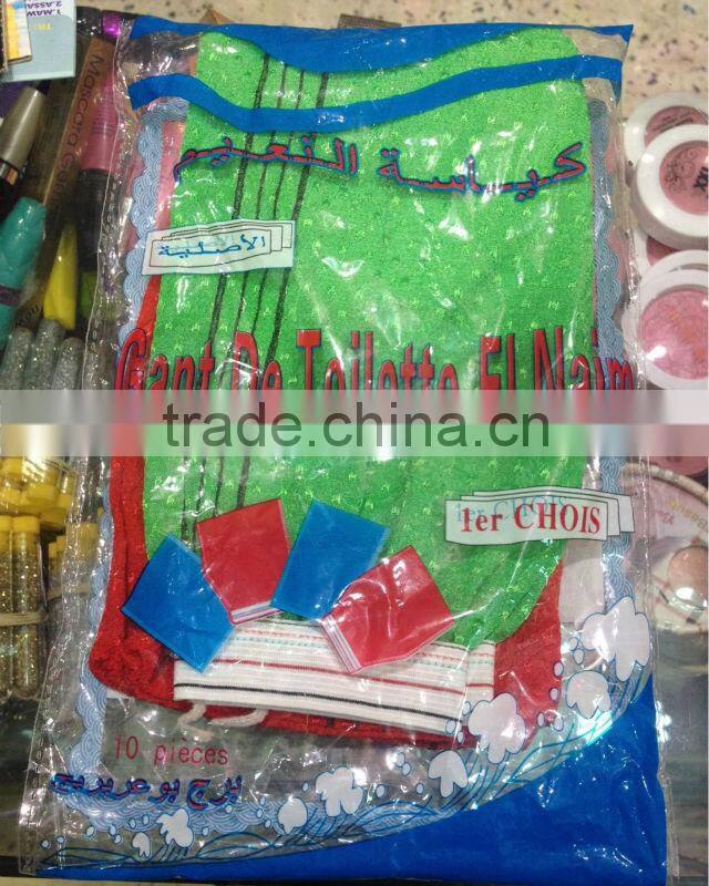 Cheapest Viscose hammam scrub mitt Algeria market morocco bath mitt