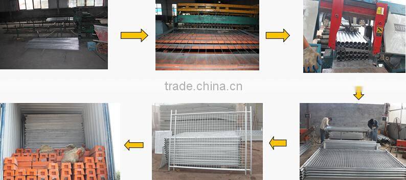 Galvanized temporary portable fence hot sale