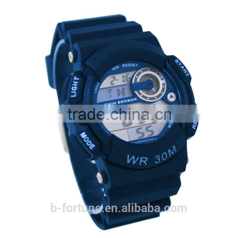LP1344_BL Blue color Chrono Alarm Date/Day Tech digital Multifunction Digital men watches sports