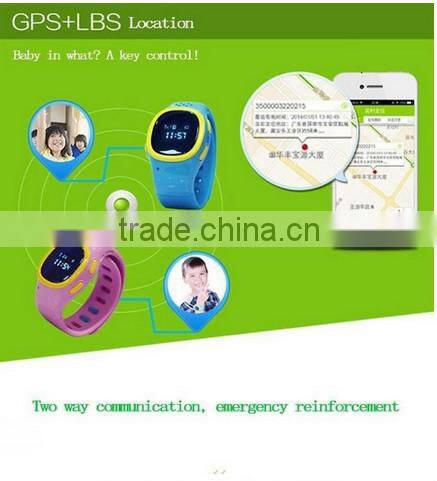 Mini gps tracker kids with small exterior and SOS function