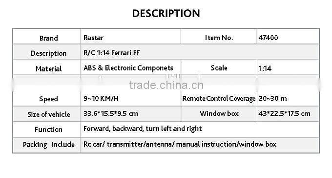Rastar wholesale toy made in china electric rc car battery toy