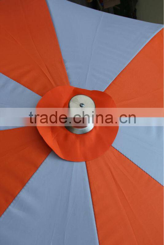 48"x8k Quality Big Beach Umbrella with 210D oxford fabric