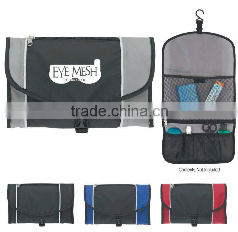 Convenient traveling 210D cosmetic bag