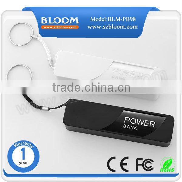 Super fast charger 2600mah portable consumer power banks