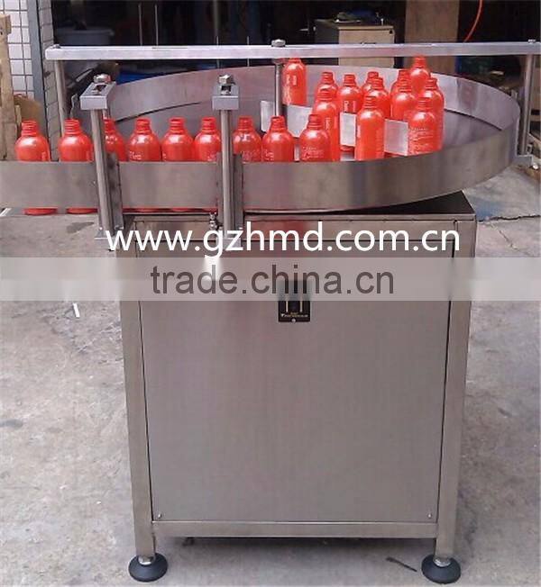 Shaving Cream bottle rotating table,Shaving Cream bottle collecting table