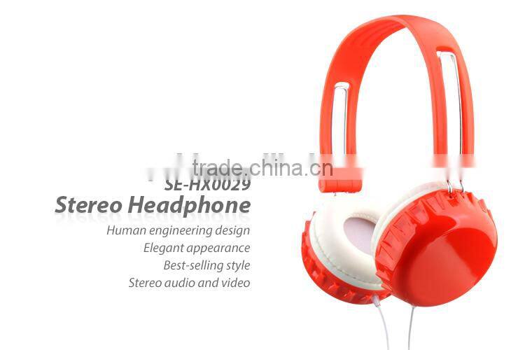 novelty wired headphone OEM logo imprinting supported headset