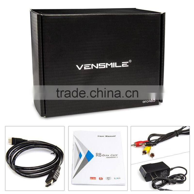 VENSMILE wholesale R8 4K RK3368 2G+8G codi smart Android 5.1 octa core smart tv android ott box