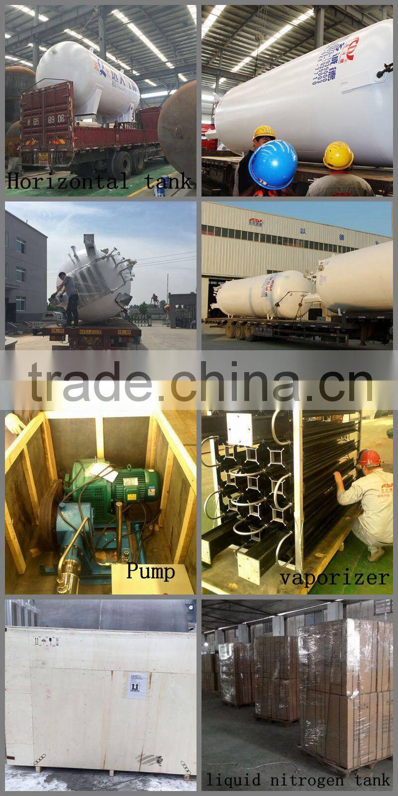 ASME Vacuum Double Layers Cryogenic Industrial Gas Storage Tank Chemical Storage Container Pressure Vessel