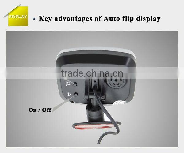 VFD display camera parking sensor system with voice alert with 4 sensors