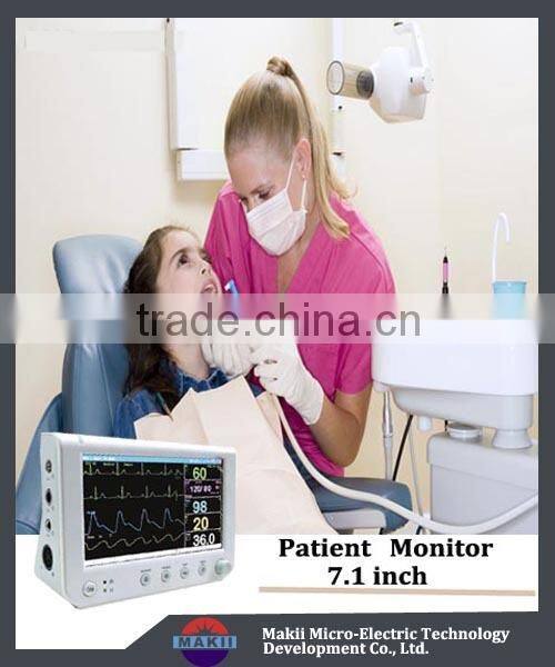 dental patient monitor oral 7 inch multiparameter patient monitor