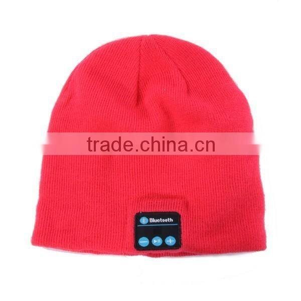 Soft Warm Beanie Hat Wireless Bluetooth Smart Cap BT Headset Headphone Speaker Mic Bluetooth Hat