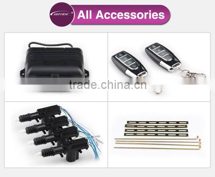 Special style 12v 24v remote car central door lock system for cars easy installed