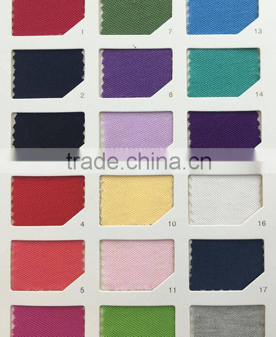 Two-sided jersey polyester cotton pique polo shirt fabric