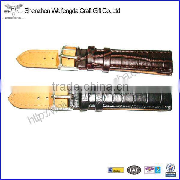 2014 Promotion High Quality Cheap Custom Leather Watch Band for Men