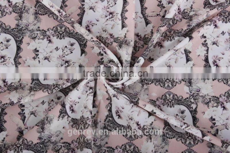 100% polyester digital print fabric made in china
