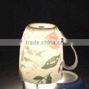 High-grade Romantic colourful handpaingting bone china coffee cup,ceramic mug cup