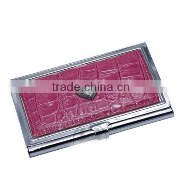 Sequined Sliver Glitter Zebra Print Business Card Holder Card Box Card Case