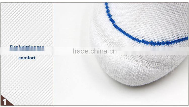 2015! Newest Fashion Adult anti slip pure ankle sock in hot sale