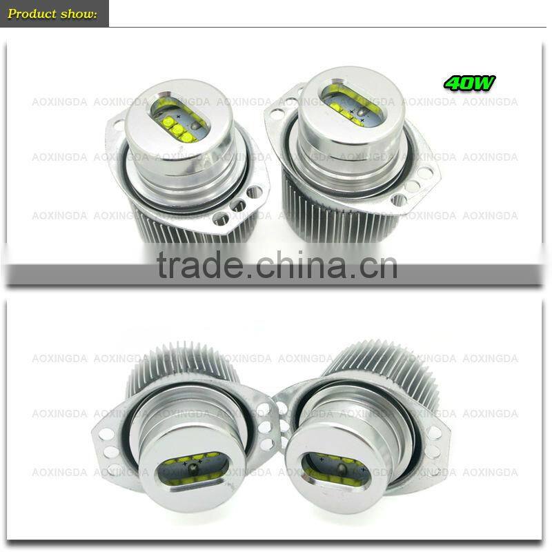 Non-LCI E90 E91 LED angel eyes halo ring 32W