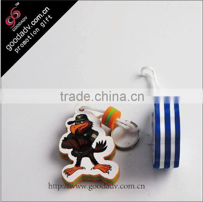 China Supplier Wholesale custom plastic EVA key chain